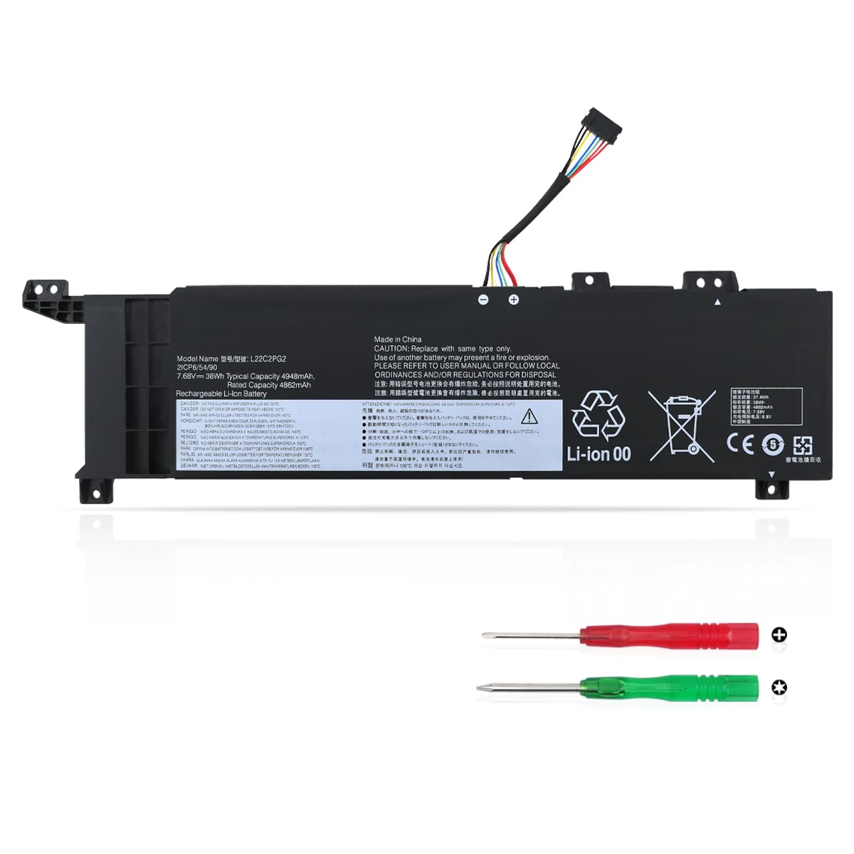 L22B2PG2 L22C2PG2 Laptop Batteria per Lenovo V14 V15 G4 AMN IAN 82YT 82YU Series L22D2PG2 L22M2PG2 5B11K24747 5B11K24746 5B11K24752 5B11K24753 7.68V
