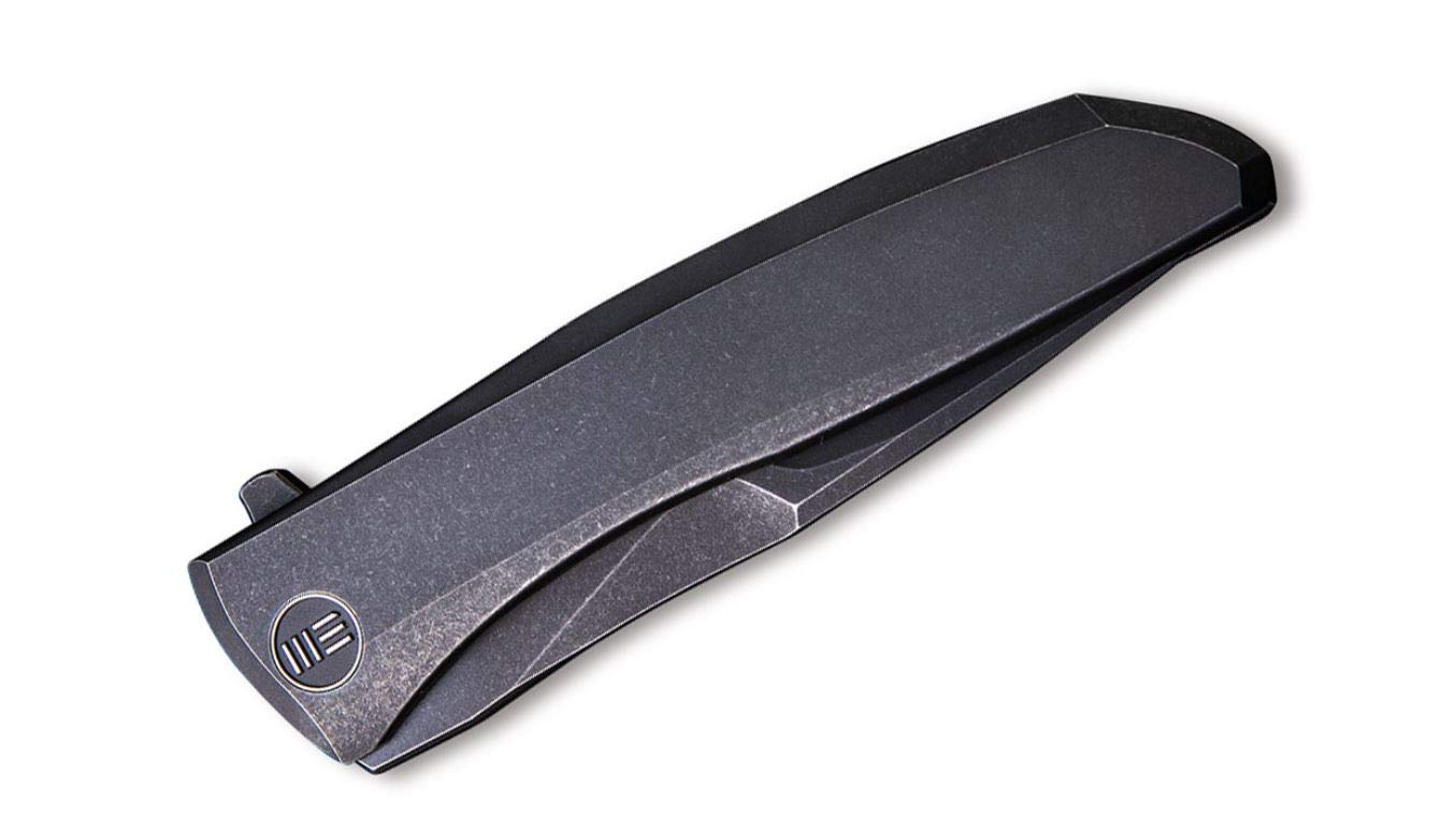 WE Knife Scoppio Black nóż kieszonkowy, uniseks, czarny, 20,8