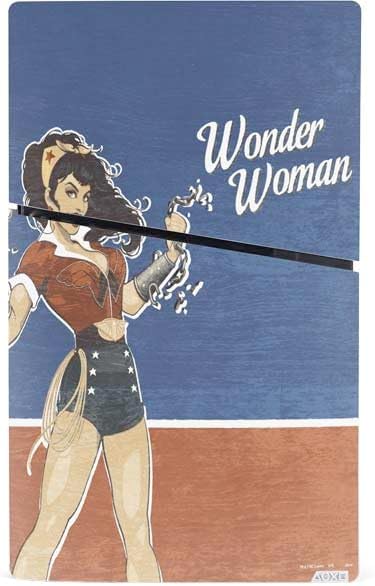 Skinit Decal Gaming Skin Compatible with PS5 Slim Digital Edition Console - Officially Licensed DC Comics Bombshells Wonder Woman Bombshell Design
