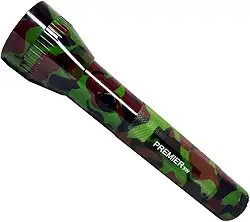 Lanterna Alumínio 2 Pilhas Mega Nigth Premier Led Potente 3W Camuflada