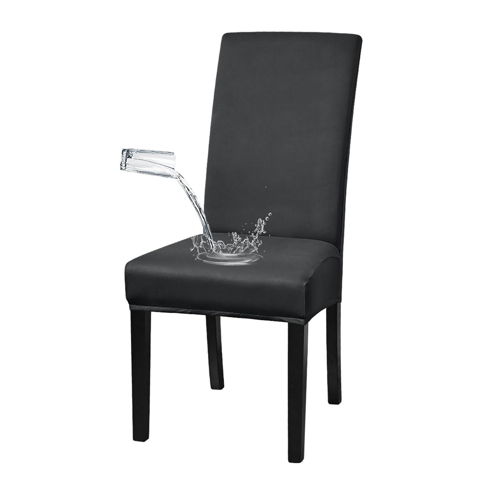 Fundas Impermeables Sillas Comedor - Fundas Sillas Parsons EláSticas Protector Sillas Cocina Lavable ExtraíBle, para Uso En Comedores, Hoteles Y Banquetes (A 10)