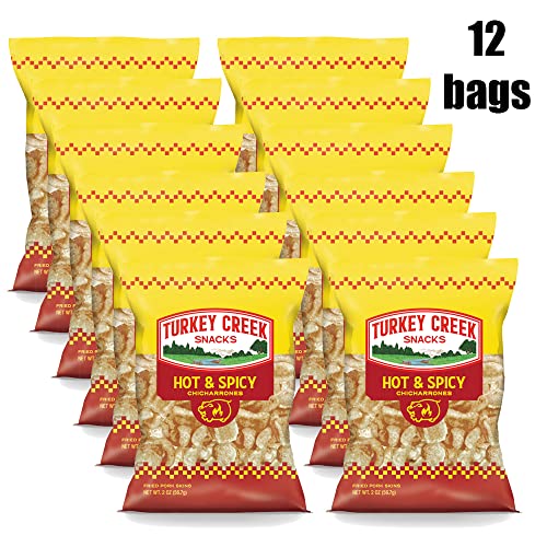 Turkey Creek - America’s Best Fried Pork Skins, Offers A 12 Bag Case Of Its Hot Skinny Cracklins. These Crunchy #TOP2