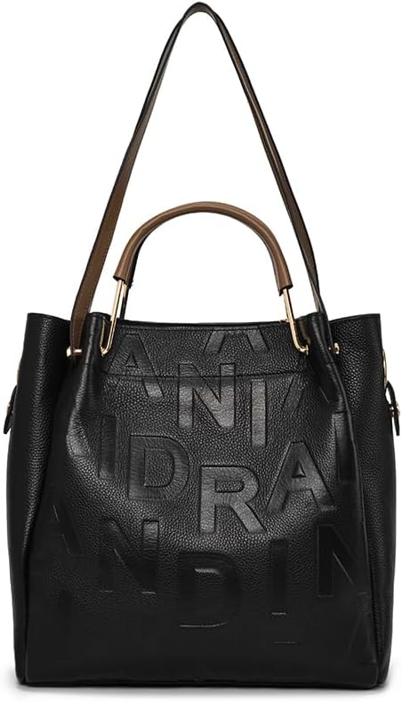 Genuine leather two-piece women's handbag large capacity mother-and-child bag set multifunctional crossbody shoulder purse