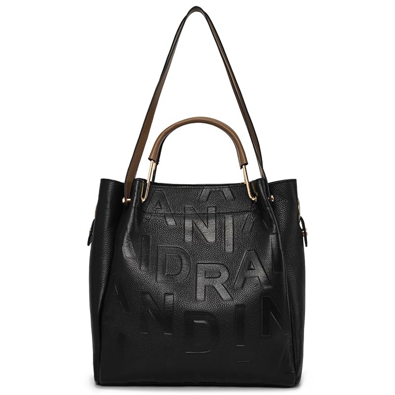 Genuine leather two-piece women's handbag large capacity mother-and-child bag set multifunctional crossbody shoulder purse