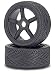Produktbild Carson 500900076 - 1:8 Reifen/Felgen-Set On-Road, Modellbauzubehör, 2 Stück, schwarz