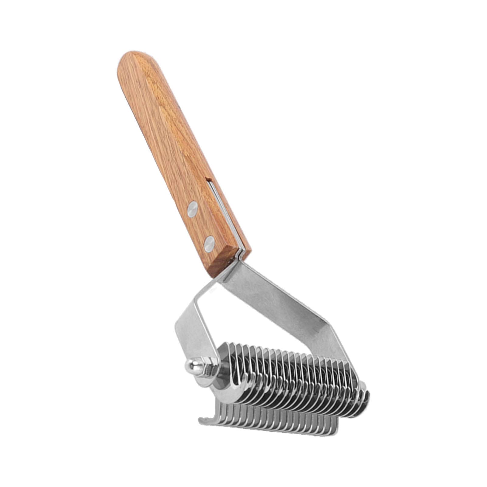 TANIQIACA Multipurpose 2in1 Dogs and Cats Grooming Rake, Made of Stainless Steel, Double Sided Hair Removal Brush, Easy to Clean, Promotes Healthy Skin and Reduces Hair