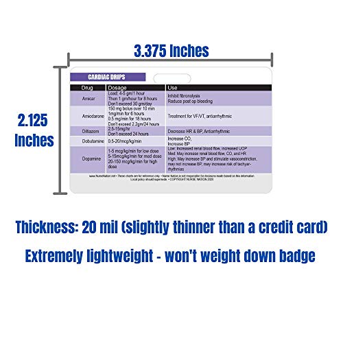 Nurse Nation Kartenset für Krankenschwestern, Laborwerte, EKG, Vitals, und mehr, 30 Stück Ausgezeichnetes Geschenk für Krankenschwestern, Krankenschwestern, Krankenschwest