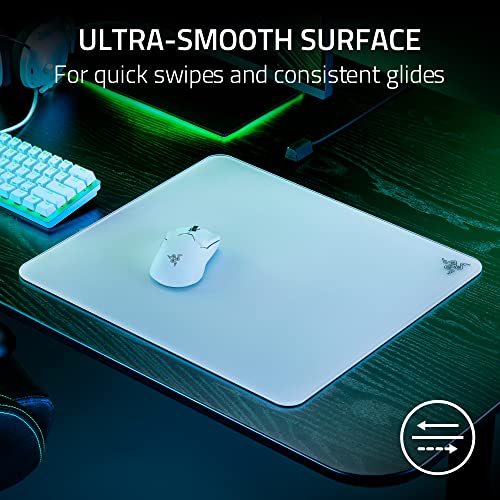 Image of Razer Atlas Tempered Glass Gaming Mouse Mat, White