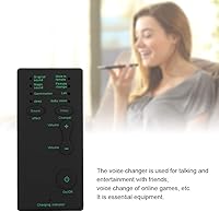 Vista 6 de BTER Mini dispositivo cambiador de voz, tarjeta de sonido cambiadora de voz de mano con 7 efectos de sonido, máquina de efectos de sonido portátil