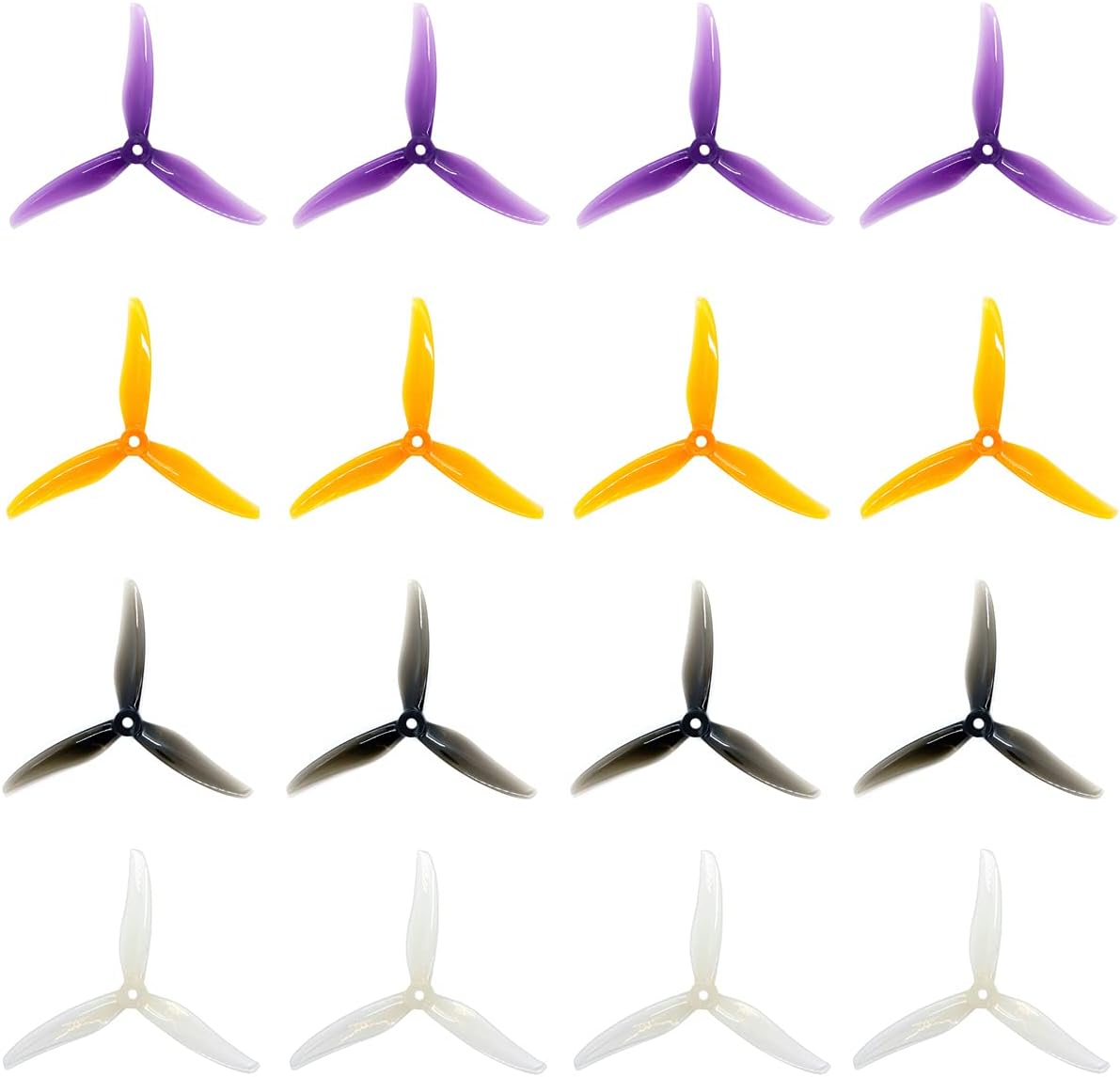 Gemfan Freestyle 5226 5.2inch 3-Blade Propeller with 5mm Shaft for FPV Racing Drone 16pcs 8CW 8CCW