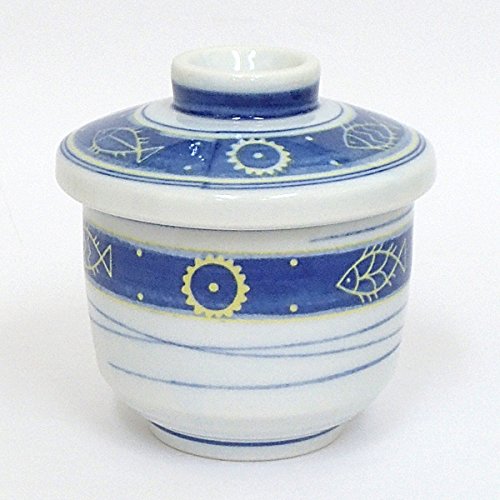 茶碗蒸しの器 帯魚蒸し碗 業務用 和食器 美濃焼 24a220-9