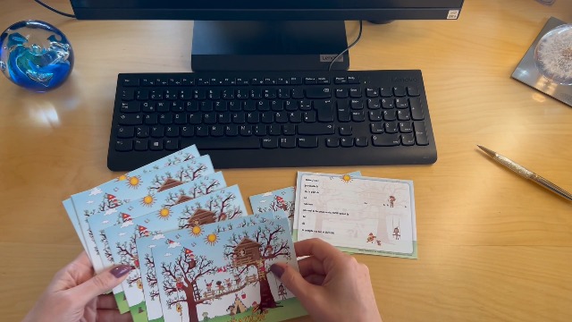 Edition Colibri 10980 FR Lot De 10 Cartes D‘invitation PARC