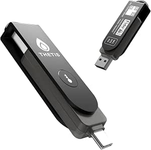 Thetis Pro FIDO2 Security Key with USB-A, USB-C, NFC, and PinPlex