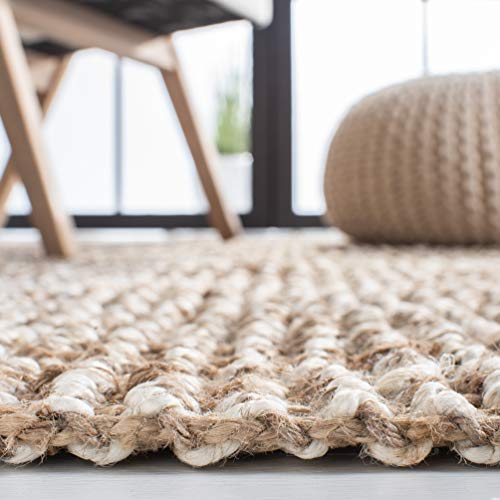 Tapete Decorativo SAFAVIEH 2 x 3 ft Gris y Beige miniatura 4