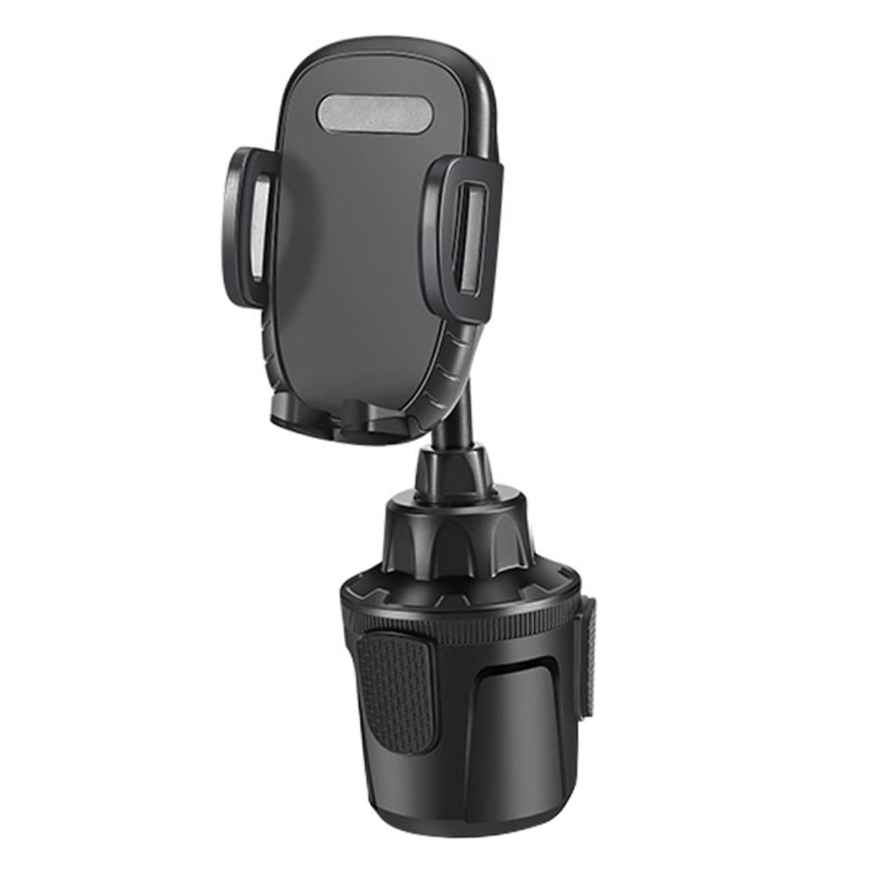 Soporte Negro Portavasos de Teléfono para Ajustable en ABS Coche