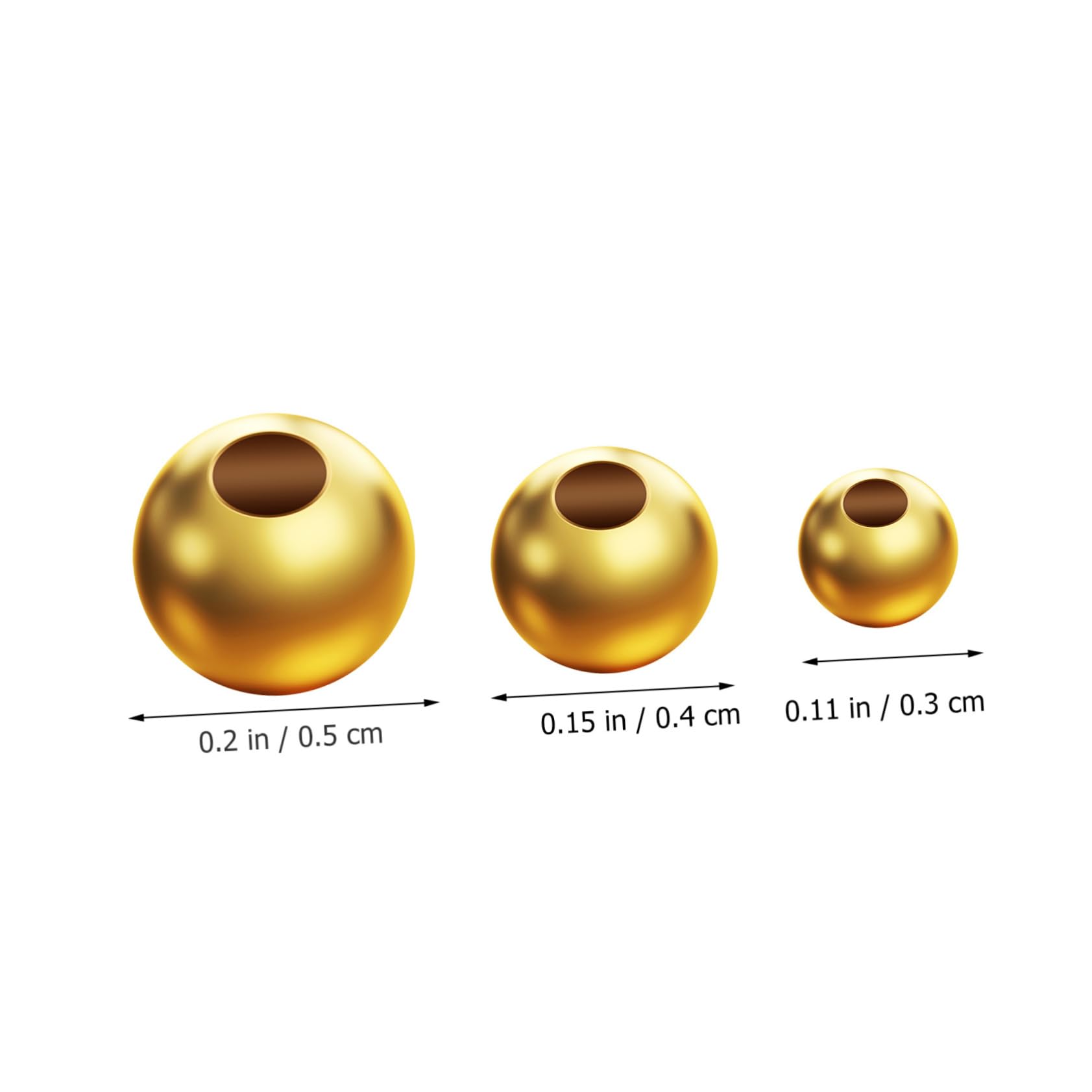 Angoily 5 Set Perline Per Gioielli Fai Da Te Da Perline Rotonde Piccole Distanziatori Per Collane Bracciali Accessori Creativi Per Bigiotteria 900 Pezzi*5