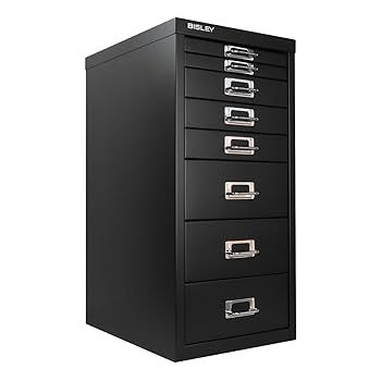オフィス家具 bisley cabinet black Amazon.com: Bisley 8-Drawer Steel MultiDrawer Cabinet