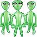 35 Inch Alien Inflates Inflatable Alien Jumbo Alien Blow Up Toy for Party Decorations, Birthday, Halloween, Alien Theme Party (Green)
