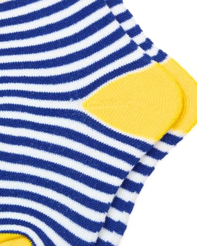 Image of Neska Moda Boys & Girls Pack Of 5 Pair Terry Cotton Socks (Yellow,Mint,Red,Blue)-SK1207
