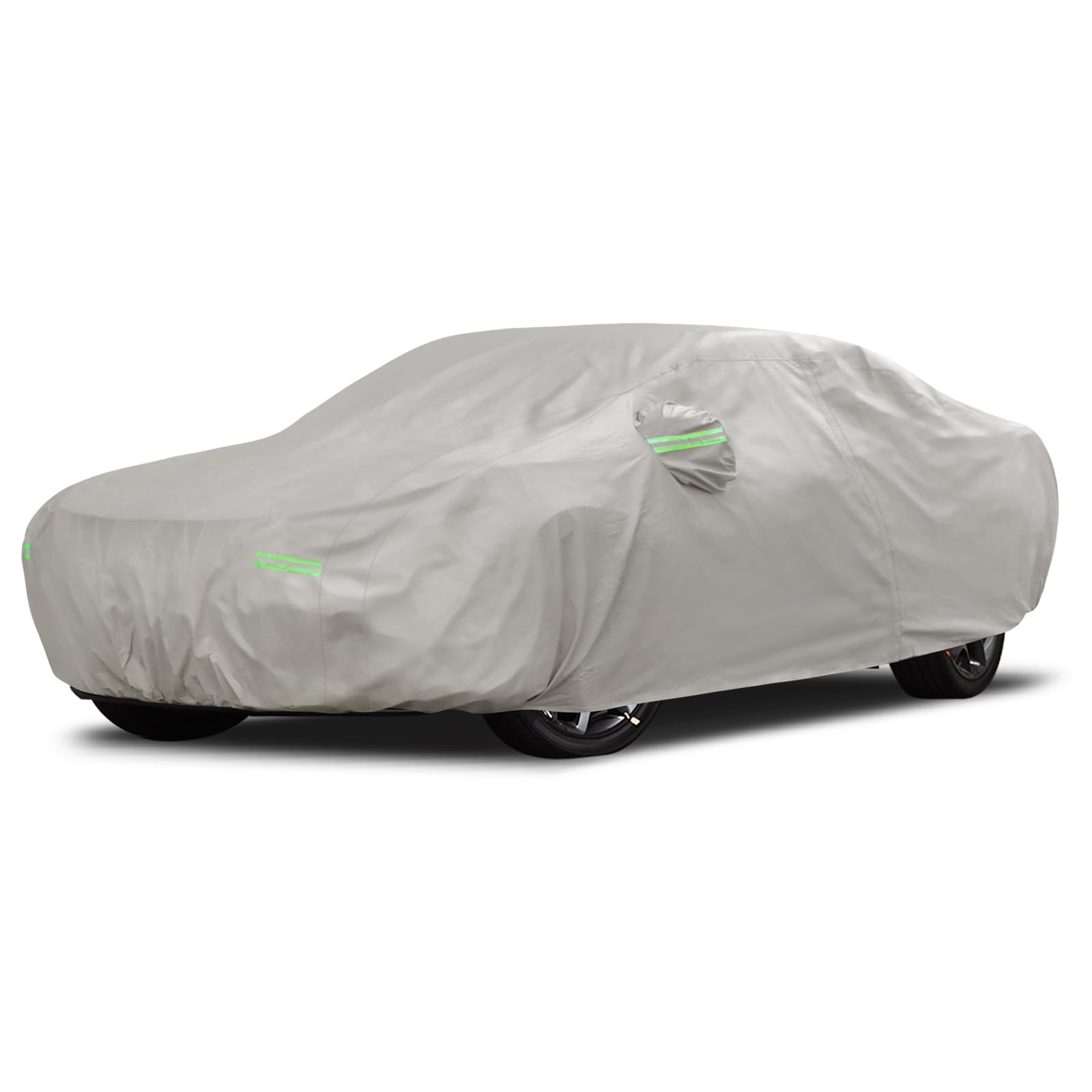 Migaven Waterproof Car Cover Fit for Dodge Challenger 2008-2026, Khaki