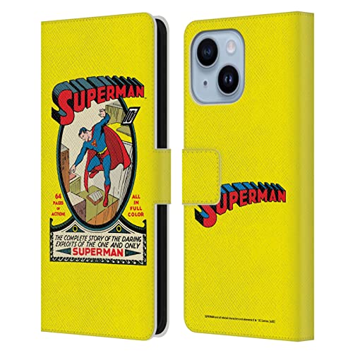 Étui portefeuille Superman iPhone 14 Plus pour éviter les rayures