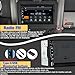 Pyniro Universal Double Din Car Stereo with Wireless CarPlay & Android Auto, 7