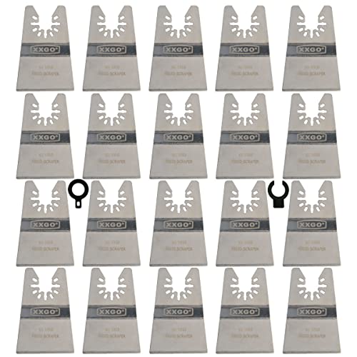 Xxgo 20 Pcs 2 Inch Rigid Oscillating Multitool Scraper Blade Universal Xg1020 #TOP22