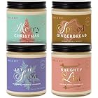 Wax & Wit Warm and Cozy Christmas Candles Scented – Orange, Cinnamon, Clove, Pine – Fall Candle, Perfect Holiday, Winter, Xmas, Autumn Gifts – 9oz, Soy Wax, 50 Hour Burn