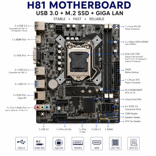 Image of RK-Gaming Desktop PC | Core i7-3770 3rd Gen | 16 GB DDR3 RAM | 512GB M.2 SSD | HDMI | USB 3.0 | Wi-Fi | RGB Cabinet | Windows 11 | Office Ready