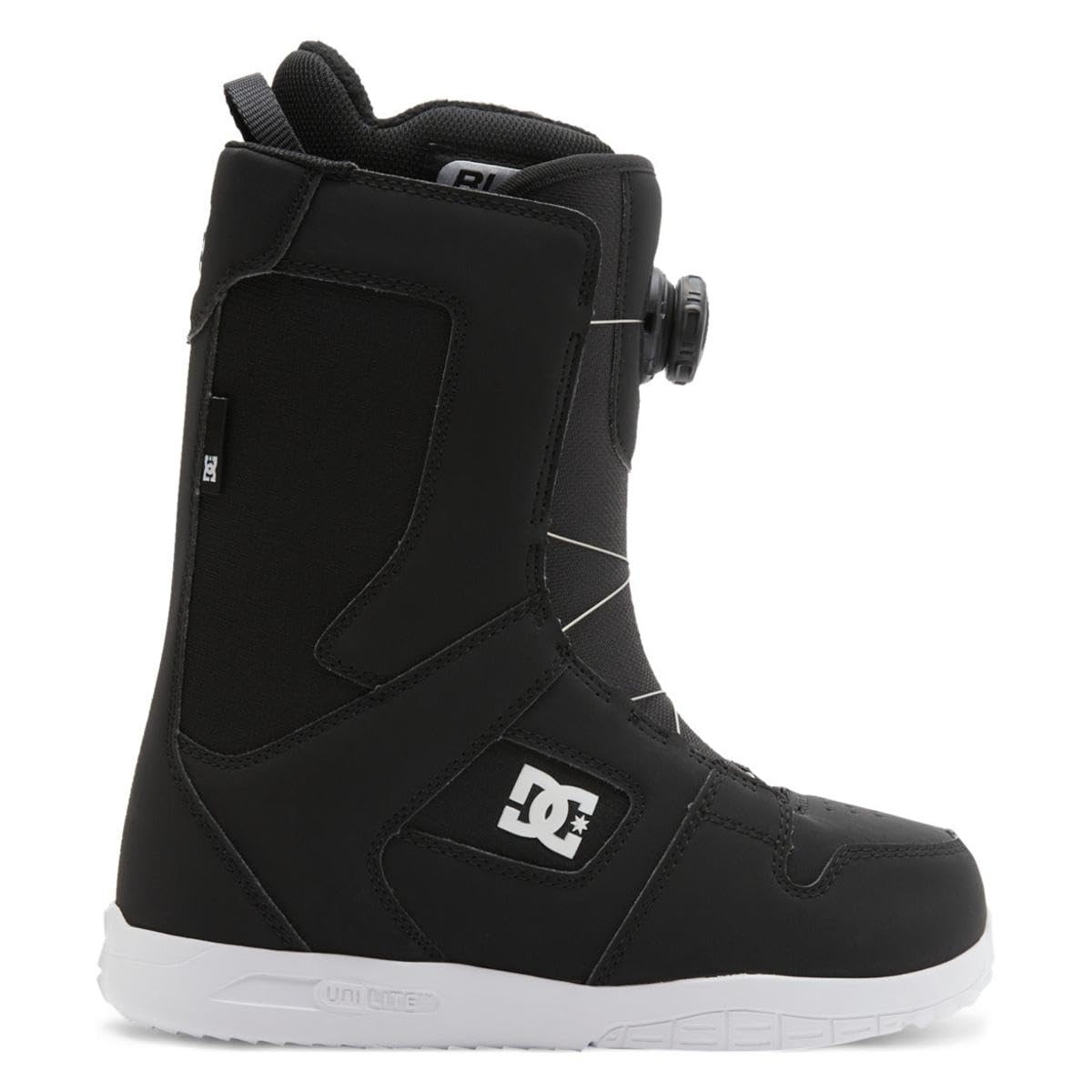 DC Womens Phase Boa Snowboard Boots, Color: Black/White, Size: 7.5 (ADJO100031-BKW-75B)