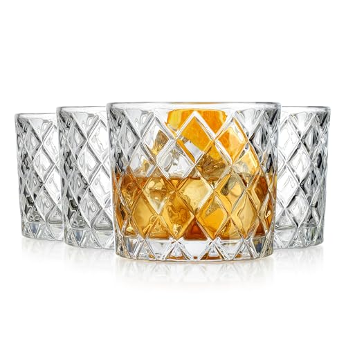 Glaver's Diamond Cut Whiskey Glasses