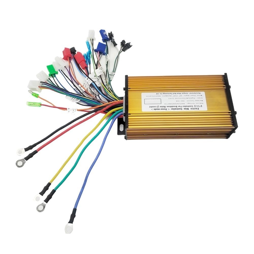 Centralina Monopattino Elettrico 36V 48V 60V 72V 500W 600W 650W 800W 1000W E-bike E-scooter Regolatore Brushless a onda sinusoidale for motore elettrico BLDC Motorino