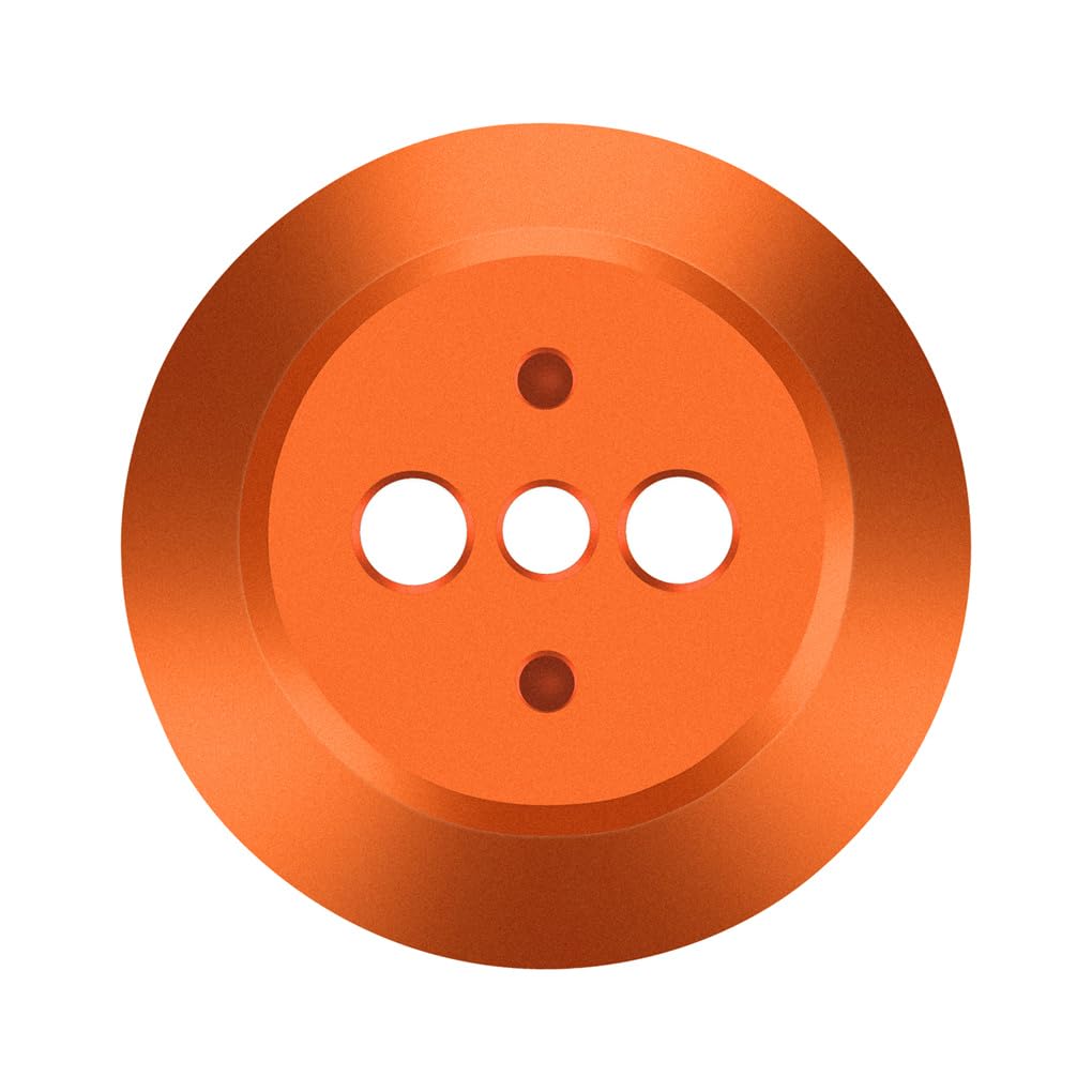 Alliage Aluminium Drone Capuchons De Protection Moteur Pour DJI Avata 2 - Lot De 4 En Alliage D'aluminium - Étanche, Anti-poussière, Anti-choc - Couleur Orange
