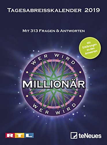 Télécharger Wer wird Millionär 2019 Tagesabreißkalender: Mit 313 Fragen & Antworten Gratuit