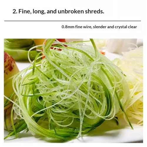 Cortadora Eléctrica de Verduras en Espiral con 3 Moldes miniatura 5