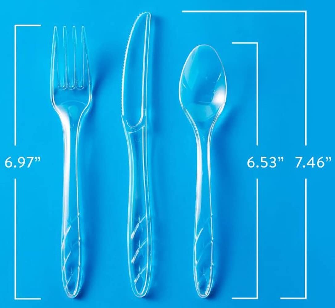 Member's Mark Clear Cutlery Combo Pack, 360 Count