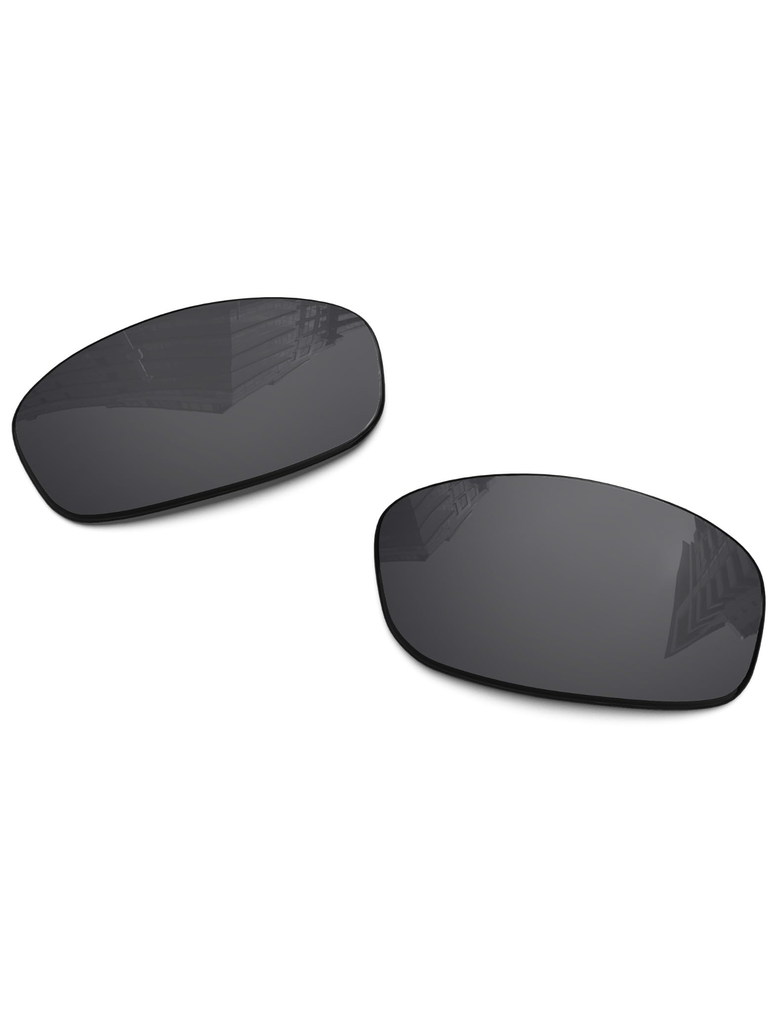 Verres polarisés de rechange 1,6 mm pour lunettes de soleil Oakley Fives Squared, protection UV, verres miroir foncé – Plus d'options