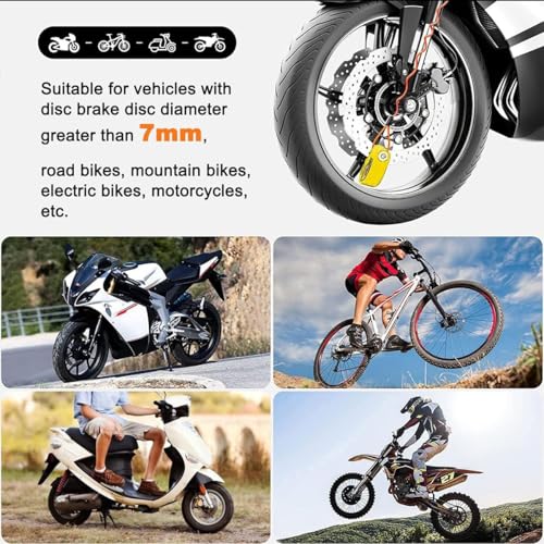 Antivol moto de disque Harley Davidson Dyna contre le vol - 6