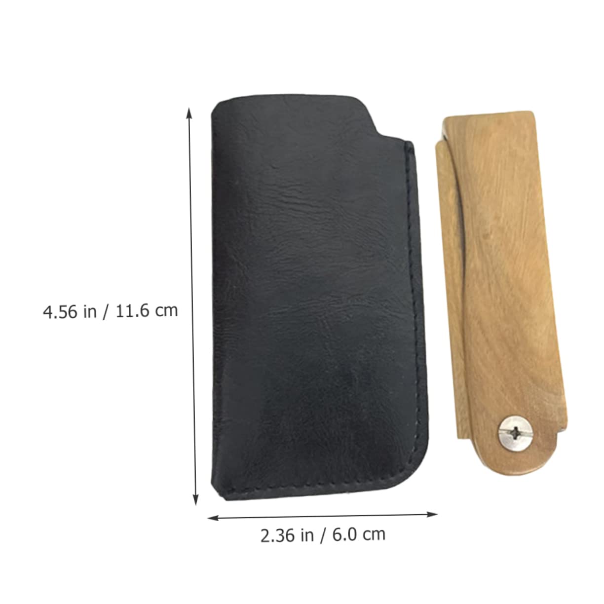minkissy 4ensembles Peigne Bois De Santal Pliant Avec Étui Peigne De Voyage Pratique Pour Barbe Et Cheveux Accessoire Élégant Pour Hommes