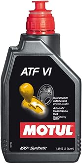 Motul ATF VI Automatic Transmission Fluid ATF Gear Box Oil, Dexron VI, Mercon LV, 1 Litre