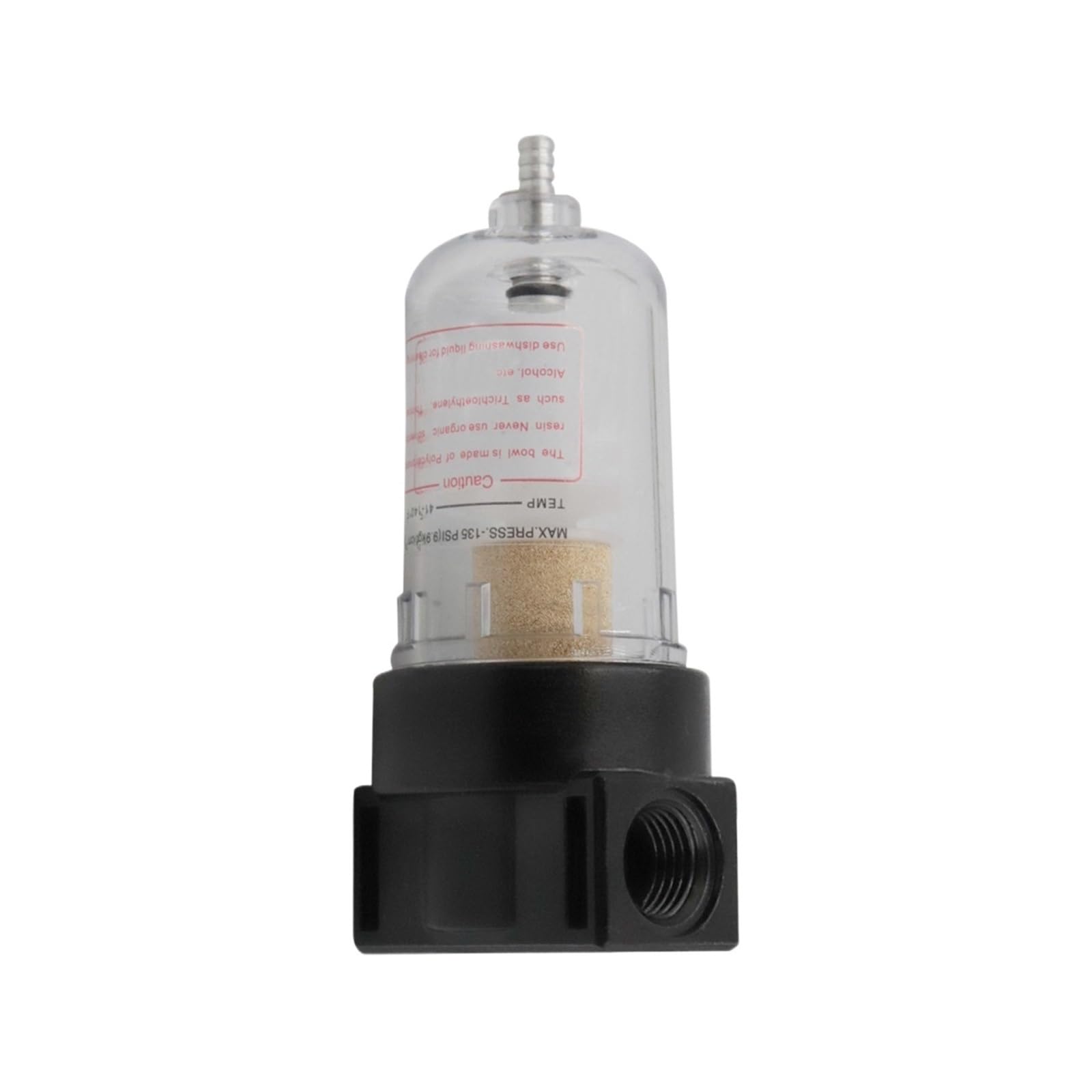 Filtro de aire PNEUMATIC AF2000 de 1/4 con separador transparente de impurezas