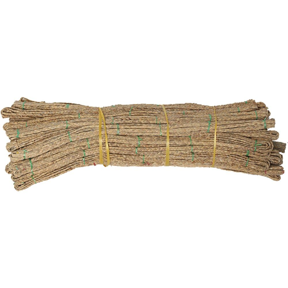 Dinntty As Show Natural Water Hyacinth Straw Rope 10M 3 Strand Straw Material Weaving Braid Straw Material For Furniture And Crafts