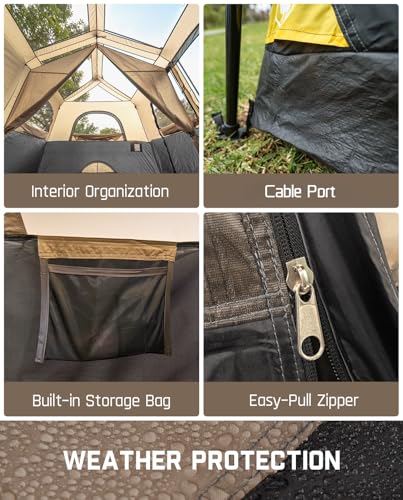 Carpa instantánea FanttikOutdoor Zeta C8 Pro Max para 8 personas miniatura 5