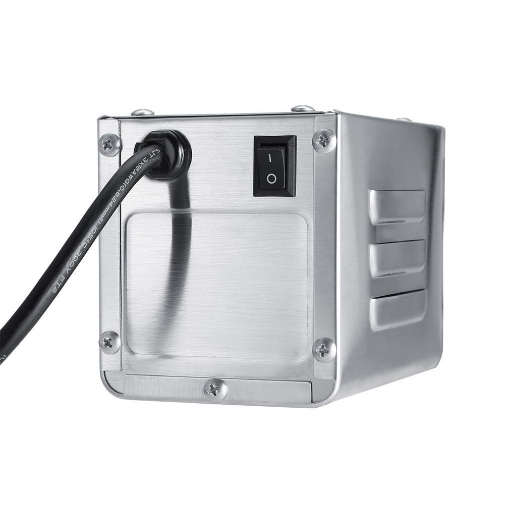 Motor de barbacoa, motor de asador de barbacoa de acero inoxidable de 110 V, asador eléctrico, parrilla de carne asada, motor de asador de repuesto para exteriores, carga nominal, 50-70 KGF, 4