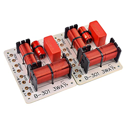 2PZ 150W 3 Vie Audio Altoparlante Crossover Alti + Midrange + Altoparlanti Filtro Divisore di Frequenza 1000 5000Hz