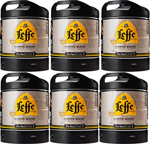 Pack 6 fûts 6 litres Perfectdraft Leffe Blonde - 30euros de consigne inclus (Leffe Blonde)