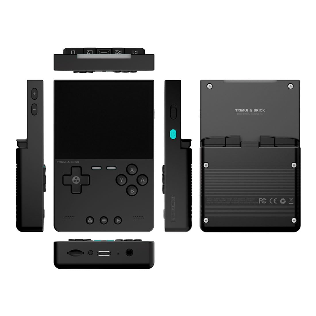 LITNXT TRIMUI Brick CrossMixOS Console di gioco portatile, console di gioco LITNXT retrò, portatile, sistema di gioco arcade retrò, con accessori, regalo di compleanno per adulti