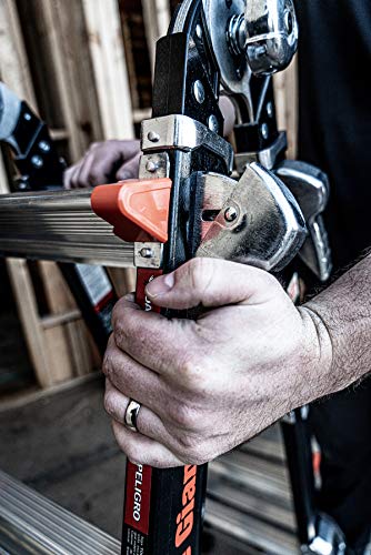 Little Giant Ladders, Dark Horse, M13, 7-11 foot, Multi-Position Ladder, Fiberglass, Type 1AA, 375 lbs weight rating, (15143-001)