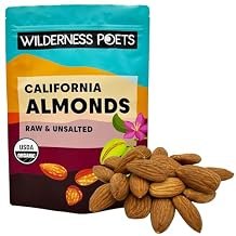 Wilderness Poets California Almonds - Organic Raw Almonds, 2 Pound 32 Ounce