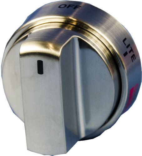 LG Electronics AEZ72909013 Gas Range Replacement Knob, Brushed Stainless Steel